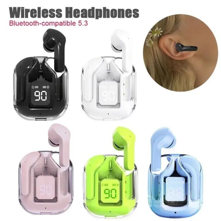 Air31 earbuds wireless crystal Transparent and Bluetooth Air 31